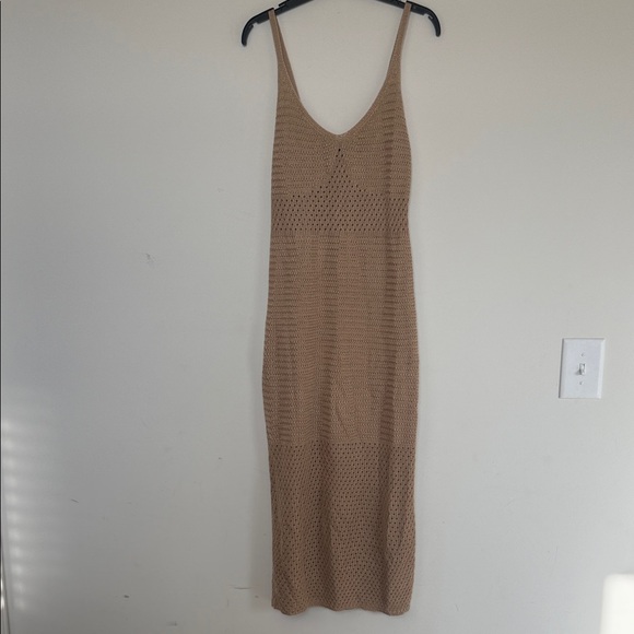 Almost FamousElegant Tan Knit Dress - Picture 4 of 11